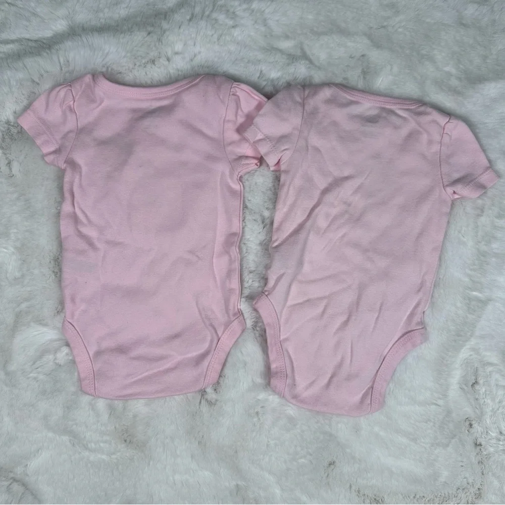 Cloud Island New Born Girl Set Of Bodysuits Bundle